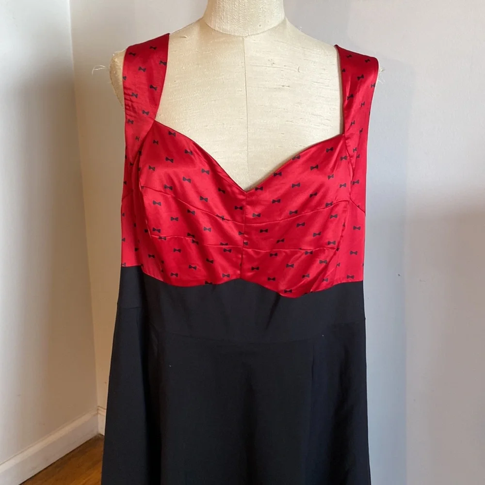 NEW torrid size 20 bow print swing dress - Picture 2 of 9